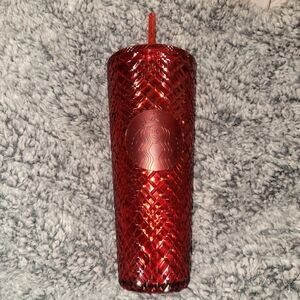 Starbucks Red Tumbler with Straw